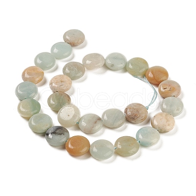 Natural Flower Amazonite Beads Strands G-M403-C13-1