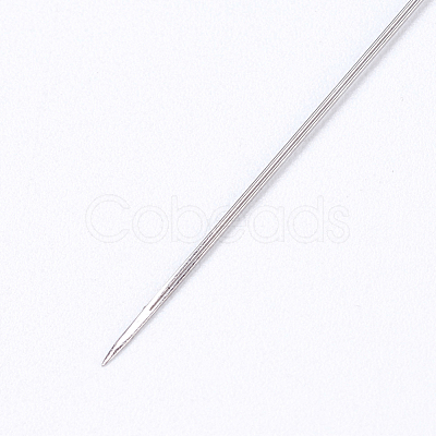 Iron Open Beading Needle IFIN-P036-01A-1