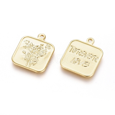 Brass Pendants KK-G389-15G-1