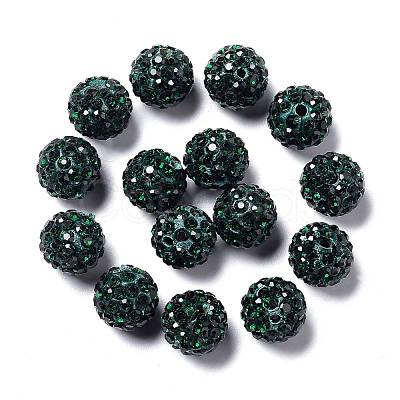 Pave Disco Ball Beads RB-A130-10mm-19-1