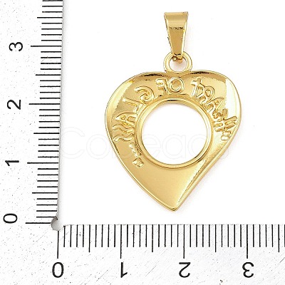304 Stainless Steel Pendants STAS-K315-04A-G-1