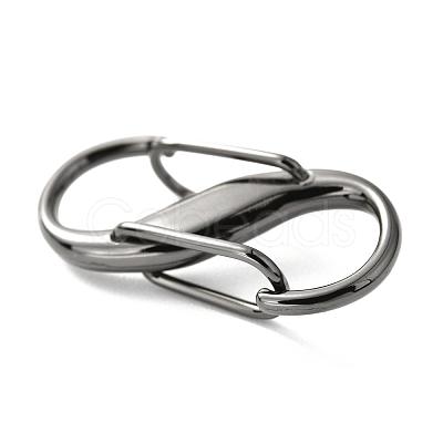 Zinc Alloy DIY Bags Adjustable Clasps Accessories PALLOY-A068-06B-1