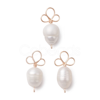Shell Pearl Copper Wire Wrapped Carrot Pendants X1-PALLOY-TA00182-1