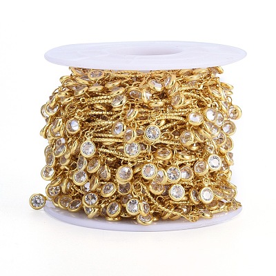 Handmade Brass Bar Link Chains CHC-I006-11A-G-1