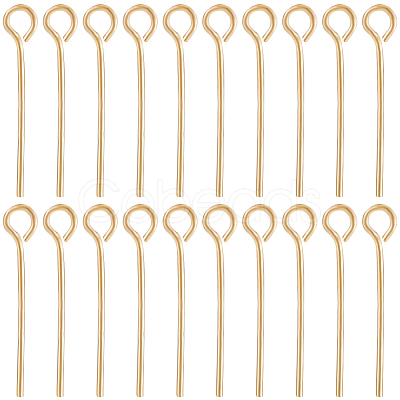 Brass Eye Pins KK-BBC0012-23C-1