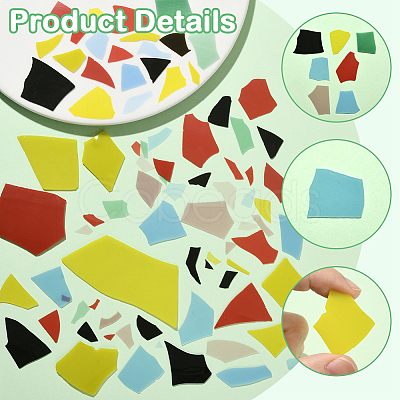 Microwave Kiln Hot Melt Glass Cabochons FIND-SP0004-58A-1