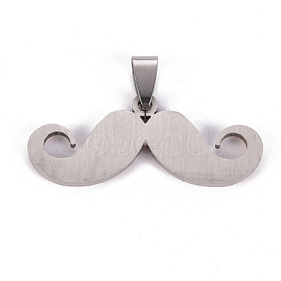 201 Stainless Steel Enamel Pendants STAS-S110-075K-1