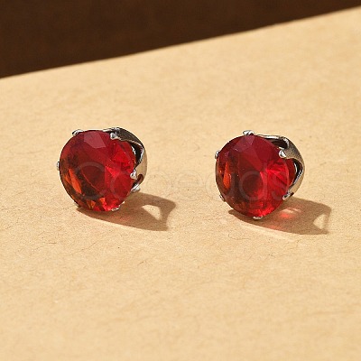 Cubic Zirconia Clip-on Earrings EJEW-L100-01P-09-1