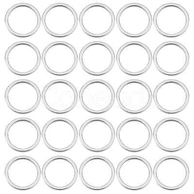 100Pcs 304 Stainless Steel Linking Ring STAS-UN0041-24-1