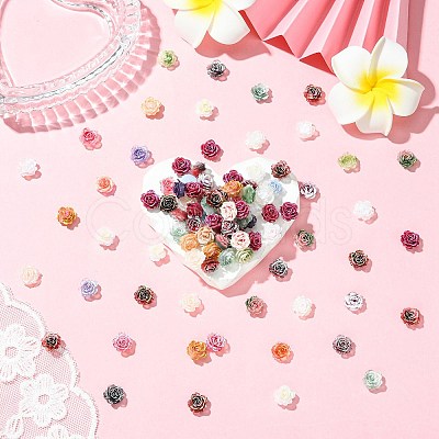 100Pcs Plastic Cabochons KY-CJ0002-18-1