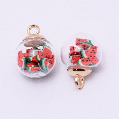 Transparent Glass Globe Pendants LS-GLAA-TAC0003-03H-1