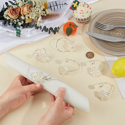 12Pcs Iron Napkin Rings AJEW-OC0014-39P-1