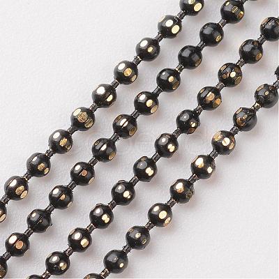 Brass Faceted Ball Chains CHC-D268-15-1
