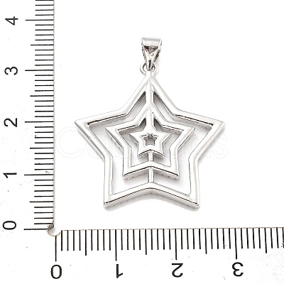 Rack Plating Brass Micro Pave Cubic Zirconia Pendants KK-D359-30P-1