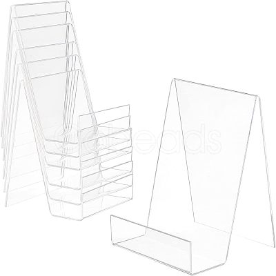 Acrylic Book Displays Stand ODIS-WH0009-01-1