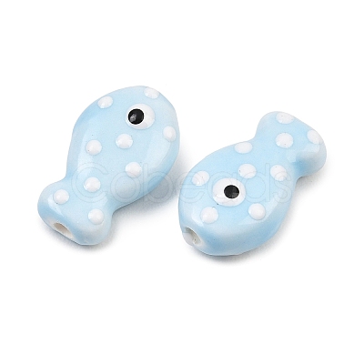 Handmade Porcelain Beads PORC-B009-03L-1