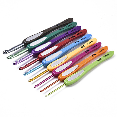 Aluminum Diverse Size Crochet Hooks Set TOOL-S015-002-1