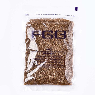 FGB 11/0 Grade A Baking Paint Glass Seed Beads SEED-S030-1146-1