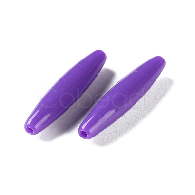 Opaque Acrylic Beads OACR-M015-14E-1