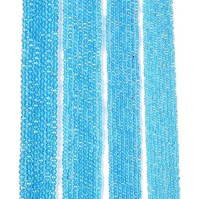 Electroplate Glass Beads Strands EGLA-A044-T3mm-A08-1