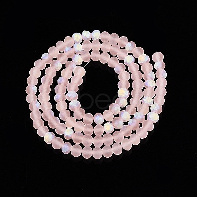 Transparent Glass Beads Strands EGLA-A044-T4mm-MB22-1