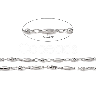 Tarnish Resistant 304 Stainless Steel Link Chains CHS-K001-83-1