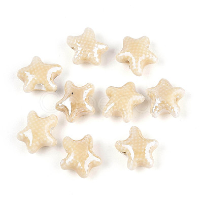 Handmade Porcelain Beads PORC-Q002-03F-01-1