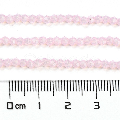 Baking Paint Transparent Glass Beads Strands DGLA-F029-J2mm-1
