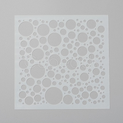 Geometric Plastic Reusable Painting Stencils DIY-E021-02E-1