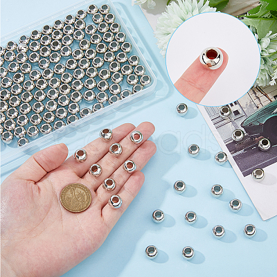 150Pcs CCB Plastic European Beads CCB-DC0001-20-1