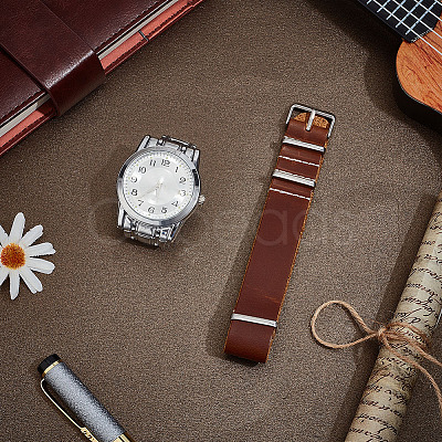 Plain Leather Watch Bands DIY-WH0021-77P-1