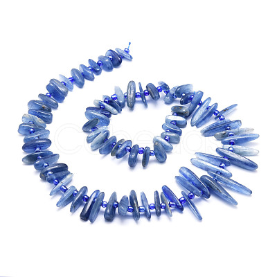 Natural Kyanite Beads Strands G-E569-O02-1