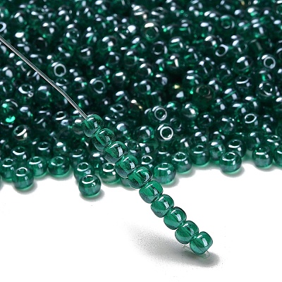 FGB 6/0 Grade A Round Glass Seed Beads SEED-Q011-4mm-F520-1