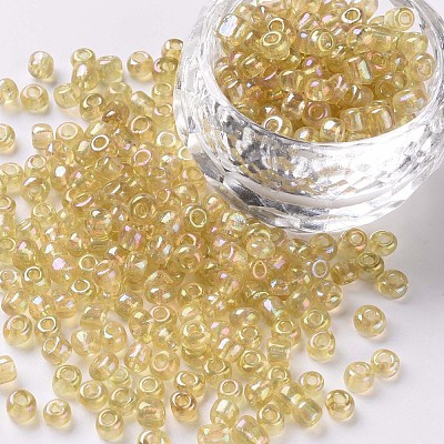 6/0 Round Glass Seed Beads SEED-US0003-4mm-162-1