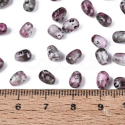 Picasso Glass Seed Beads SEED-N012-10M-1