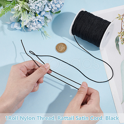 1Roll Nylon Braided Cord NWIR-UN0001-08C-1
