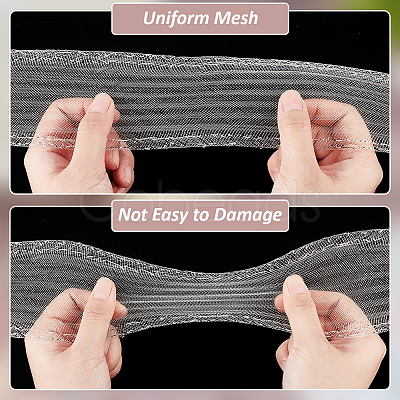 Polyester Mesh Fabric DIY-WH0671-002A-1
