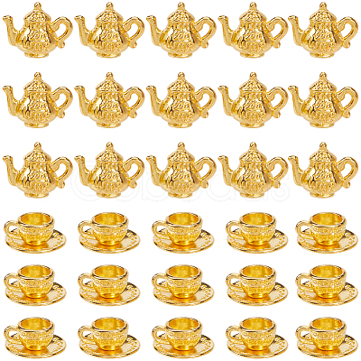 40Pcs 2 Styles Alloy Charms FIND-SC0013-16-1