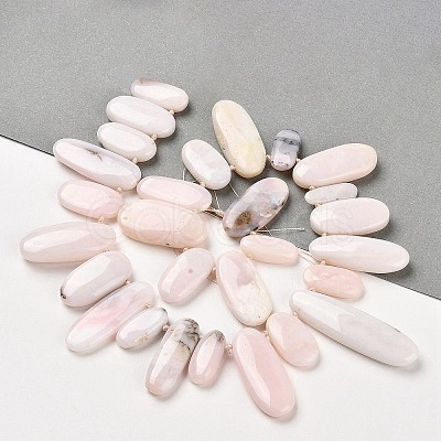 Natural Pink Opal Beads Strands G-M408-D01-1