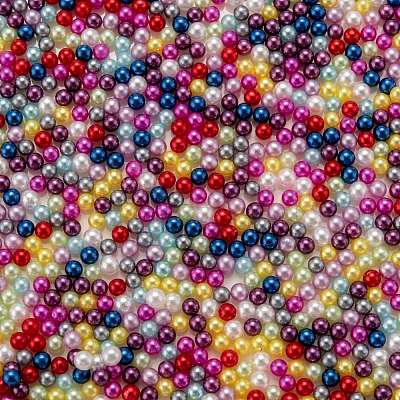 Imitation Pearl Acrylic Beads OACR-S011-3mm-M-1