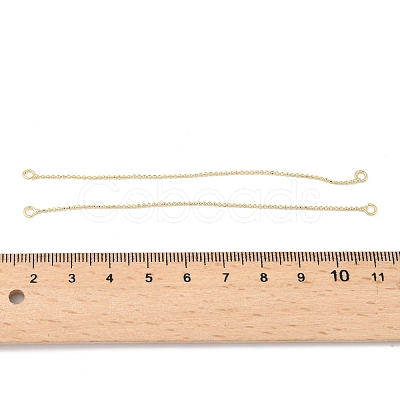 Brass Ends with Chain KK-Q039-14G-1