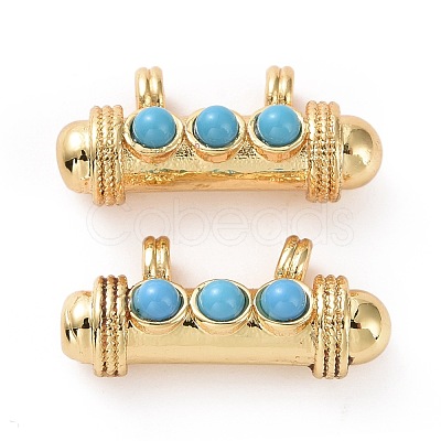 Brass Micro Pave Cubic Zirconia Pendants FIND-A012-01G-B-1