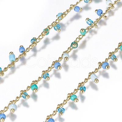 Handmade Seed Beaded Chains CHC-N016-06C-1