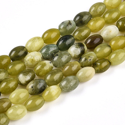 Natural Xiuyan Jade Beads Strands G-N346-02B-11-1