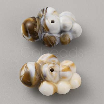 Opaque Acrylic Beads SACR-TAC0005-04C-1