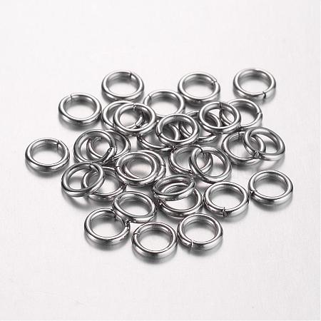 Tarnish Resistant 304 Stainless Steel Open Jump Rings STAS-D438-04-1