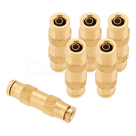 BENECREAT DOT Brass Push in Fitting AJEW-BC0006-39-1