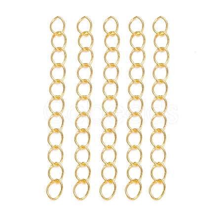 Iron Ends with Twist Chains CH-R001-G-5cm-1