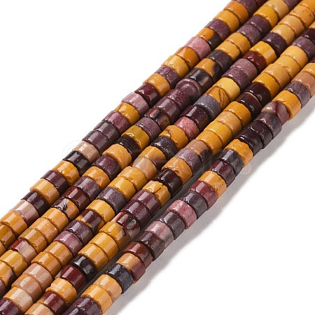 Natural Mookaite Beads Strands G-F631-A51-1