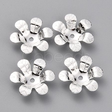 Brass Bead Caps KK-O131-22S-1